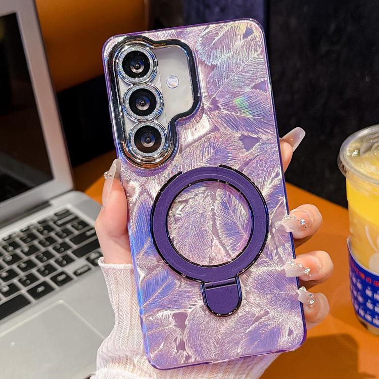 Pellicola glitter elettrolitico con supporto magnetico per Samsung Galaxy A36 5G