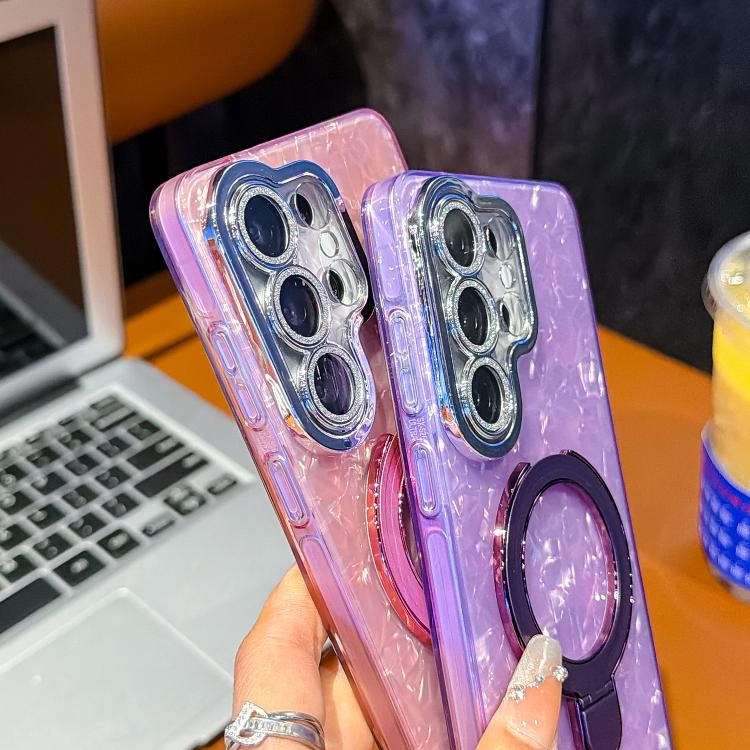 Pellicola glitter elettrolitico con supporto magnetico per Samsung Galaxy A07 5G