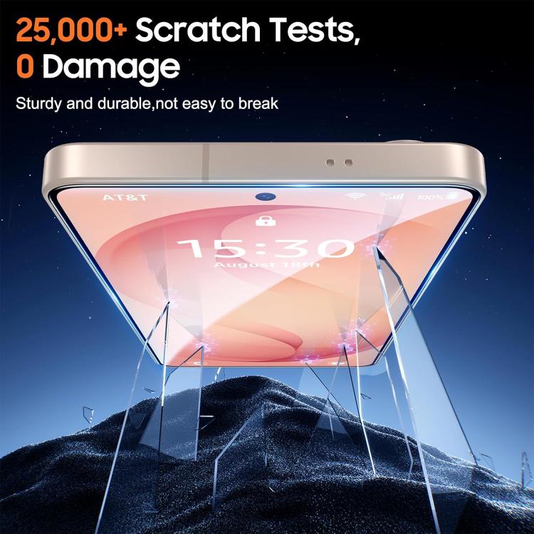 Pellicola in vetro temperato per Galaxy A08 4G/5G con copertura completa e