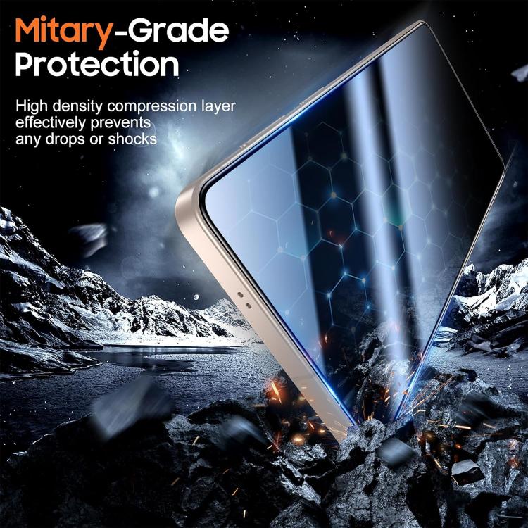 Pellicola in vetro temperato per Galaxy A08 4G/5G con copertura completa e