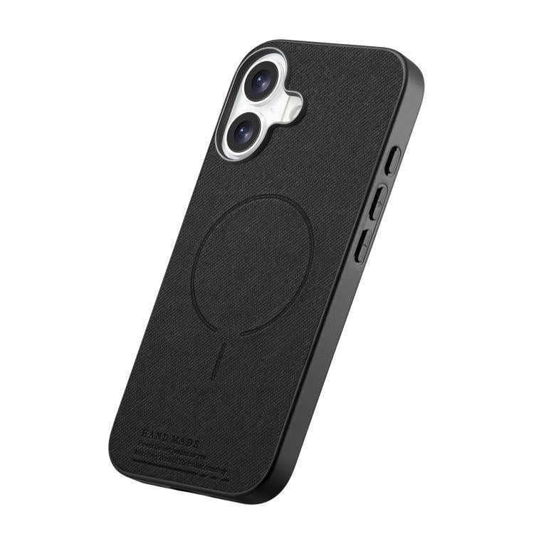 Cover posteriore magnetica in tessuto PU per iPhone