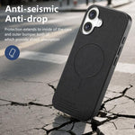 Cover posteriore magnetica in tessuto PU per iPhone