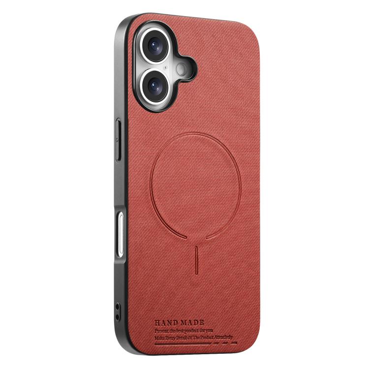 Cover posteriore magnetica in tessuto PU per iPhone