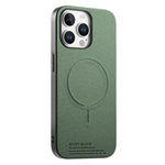 Cover posteriore magnetica in tessuto PU per iPhone 13 e 14 Pro M