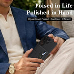Custodia con porta carte magnetico in ecopelle per Samsung Galaxy S23 Ultra