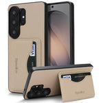 Custodia con porta carte magnetico in ecopelle per Samsung Galaxy S23 Ultra