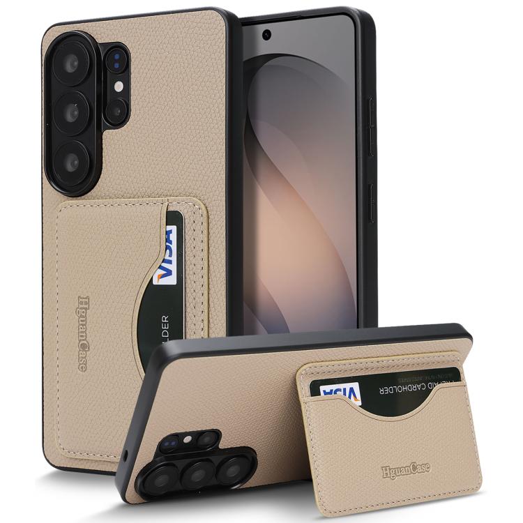 Custodia con porta carte magnetico in ecopelle per Samsung Galaxy S23 Ultra