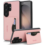 Custodia con porta carte magnetico in ecopelle per Samsung Galaxy S23 Ultra