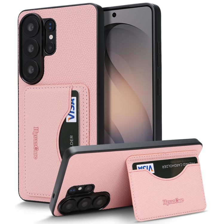 Custodia con porta carte magnetico in ecopelle per Samsung Galaxy S23 Ultra