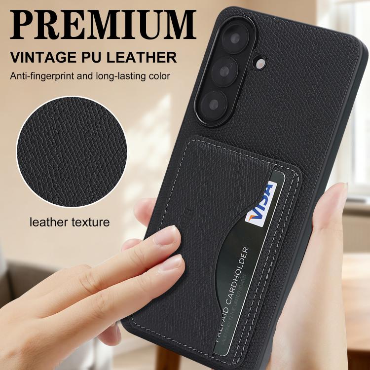 Custodia magnetica in ecopelle vegana con porta carte per Samsung Galaxy A36 5G