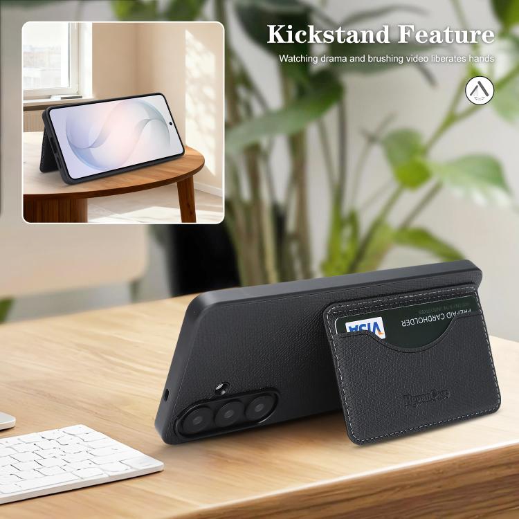 Custodia magnetica in ecopelle vegana con porta carte per Samsung Galaxy A36 5G