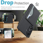 Custodia magnetica in ecopelle vegana con porta carte per Samsung Galaxy A36 5G