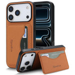 Custodia portafoglio in ecopelle vegana con porta carte per iPhon