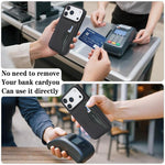 Custodia portafoglio in ecopelle vegana con porta carte per iPhon