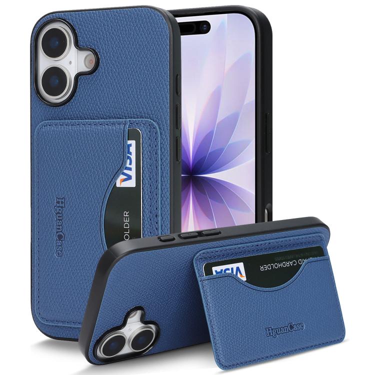 Custodia portafoglio in ecopelle vegana per iPhone 16 Pro Max