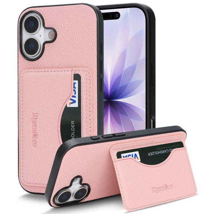 Custodia portafoglio in ecopelle vegana per iPhone 16 Pro Max