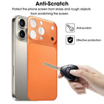 Cover posteriore ultra sottile in PET per iPhone 16 Pro Max