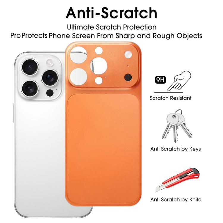 Cover posteriore ultra sottile in PET per iPhone 16 Pro Max
