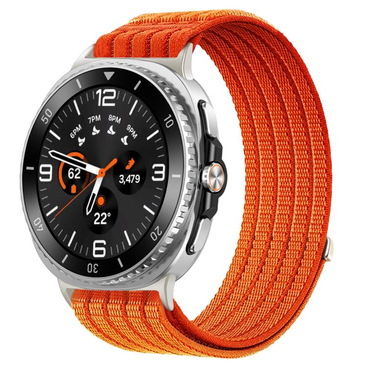 Cinturino per orologio in nylon intrecciato traspirante, leggero come una nuvola, con cassa in metallo., For Samsung Galaxy Watch8 / Watch8 Classic