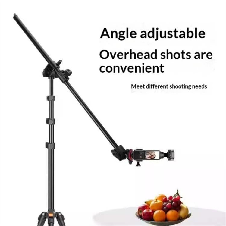 Treppiede YUNTENG VCT-5288 con barra trasversale regolabile a 360 gradi e estensione fino a 205 cm., VCT-5288