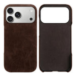 Cover posteriore in ecopelle con chiusura magnetica per iPhone