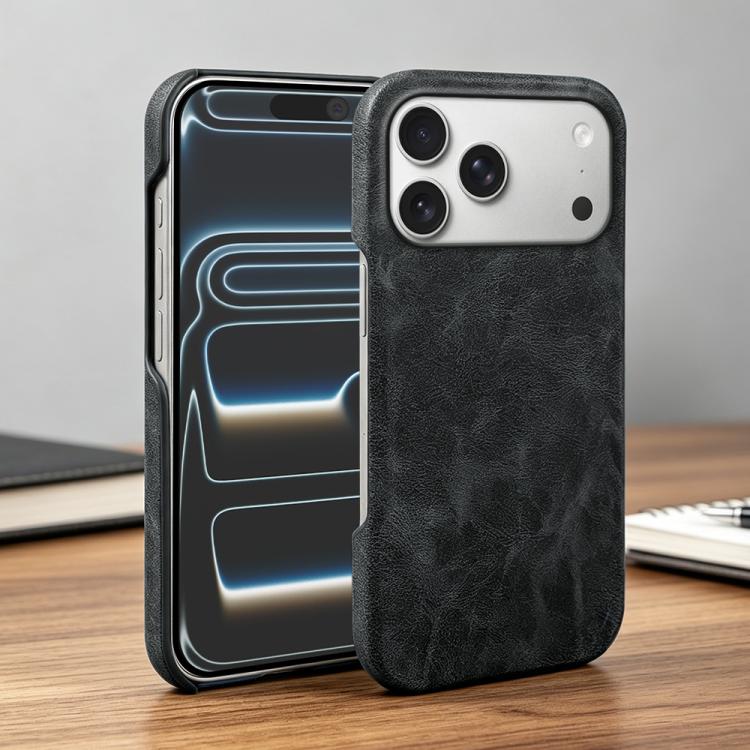 Cover posteriore in ecopelle con chiusura magnetica per iPhone