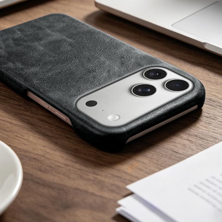 Cover posteriore in ecopelle con chiusura magnetica per iPhone