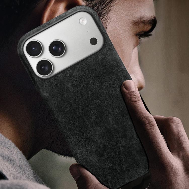 Cover posteriore in ecopelle con chiusura magnetica per iPhone