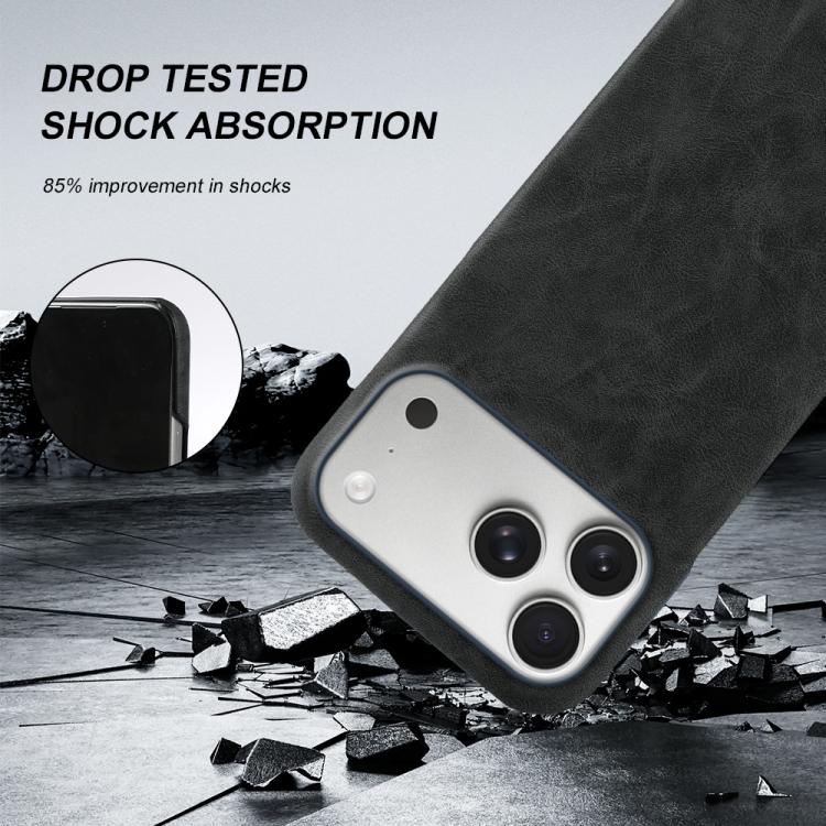 Cover posteriore in ecopelle con chiusura magnetica per iPhone