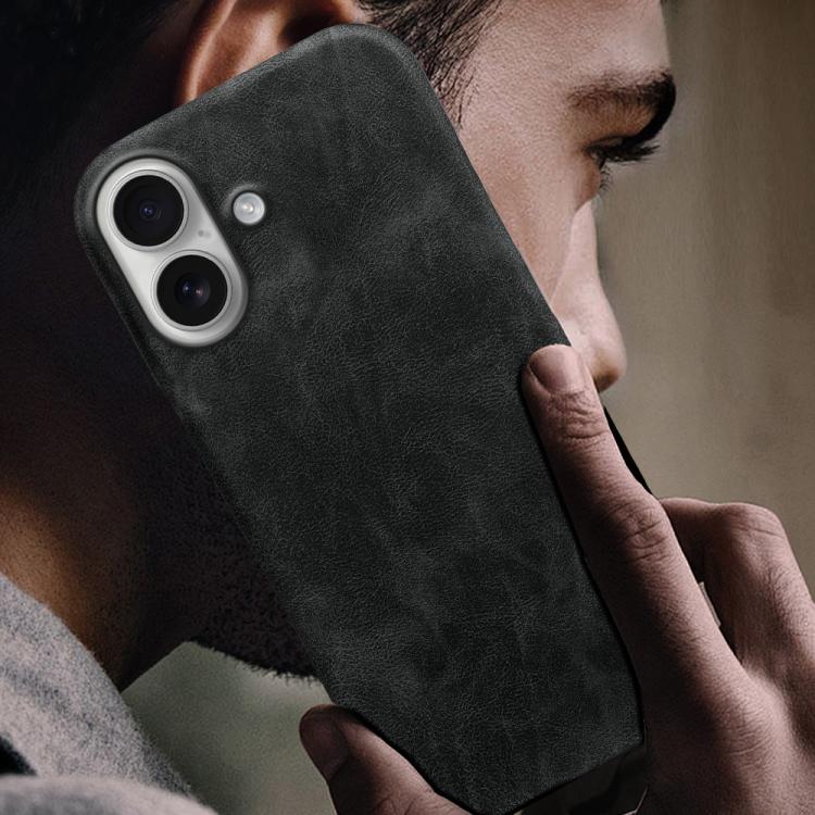 Cover posteriore in ecopelle con chiusura magnetica per iPhone Ai