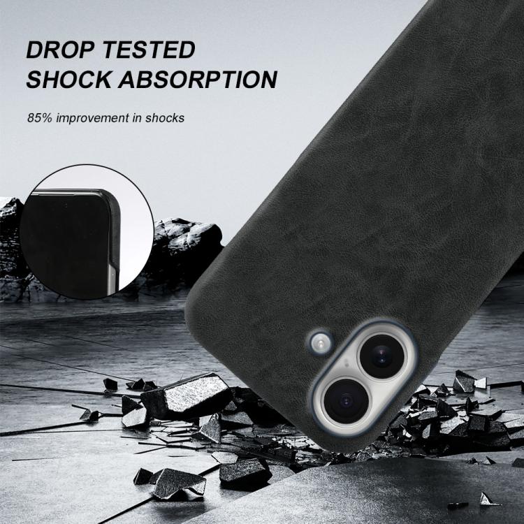 Cover posteriore in ecopelle con chiusura magnetica per iPhone Ai