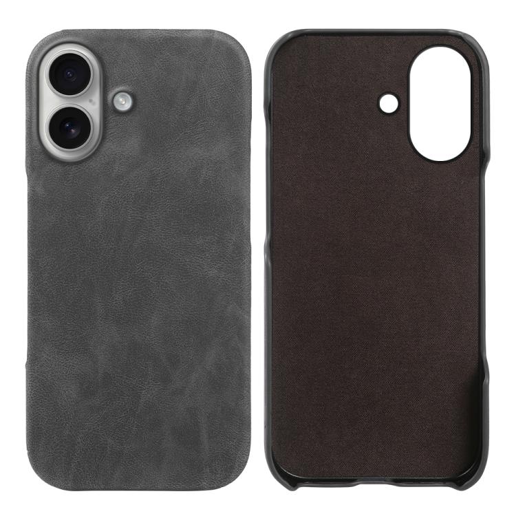Cover posteriore in ecopelle con chiusura magnetica per iPhone 16