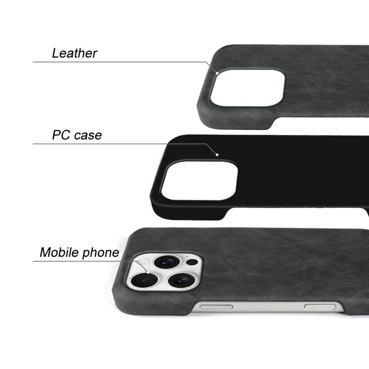 Cover posteriore in ecopelle con chiusura magnetica per iPhone 16