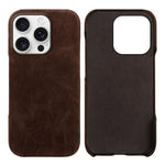 Cover posteriore in ecopelle con chiusura magnetica per iPhone 16