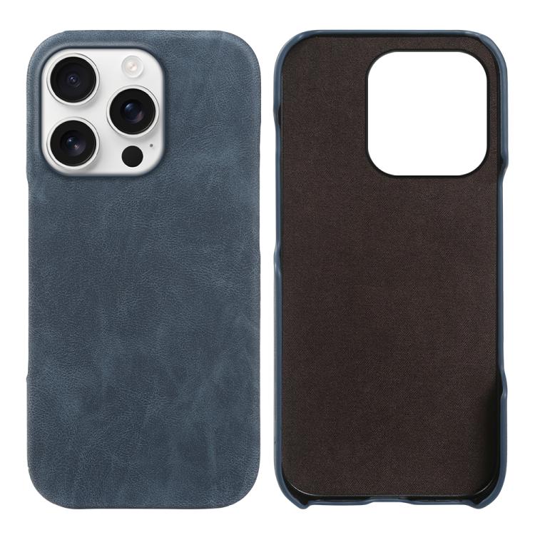 Cover posteriore in ecopelle con chiusura magnetica per iPhone 16