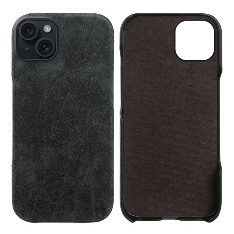 Cover posteriore in ecopelle con chiusura magnetica per iPhone 15