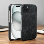 Cover posteriore in ecopelle con chiusura magnetica per iPhone 15