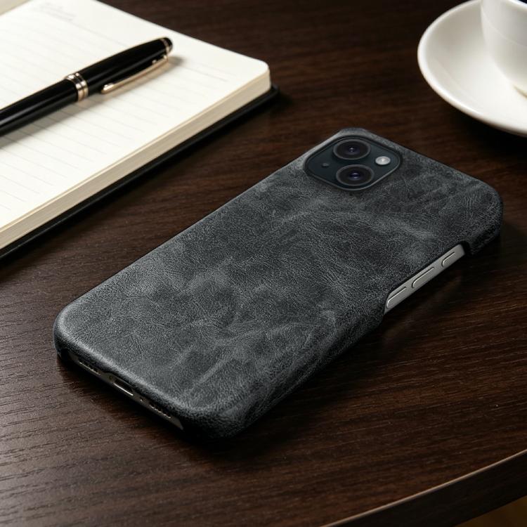 Cover posteriore in ecopelle con chiusura magnetica per iPhone 15