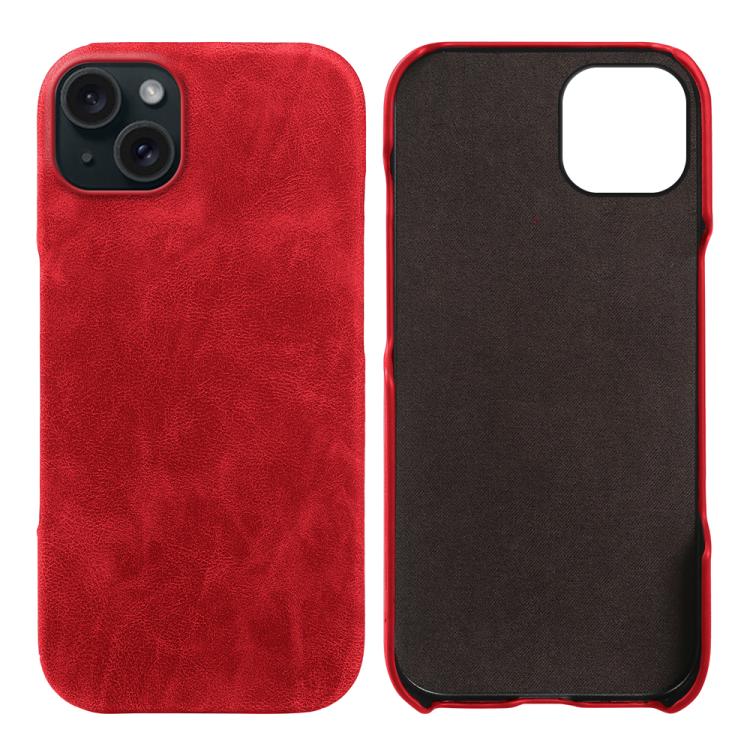 Cover posteriore in ecopelle con chiusura magnetica per iPhone 15