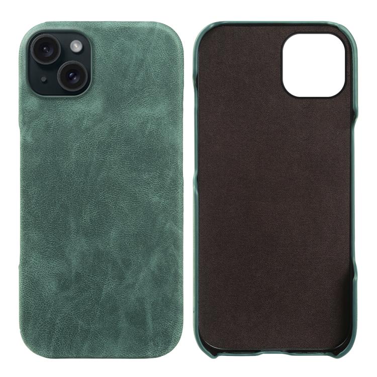Cover posteriore in ecopelle con chiusura magnetica per iPhone 15