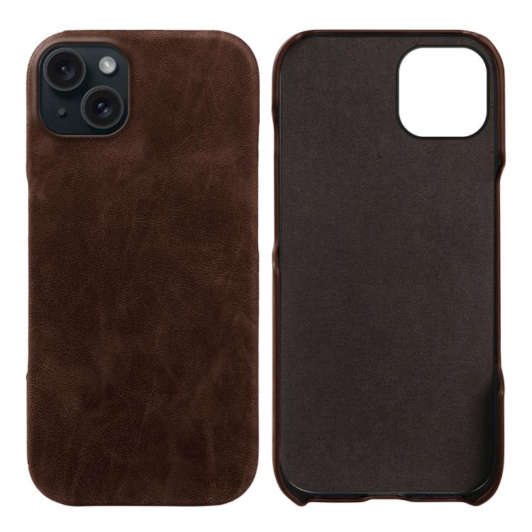Cover posteriore in ecopelle con chiusura magnetica per iPhone 15