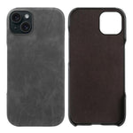 Cover posteriore in ecopelle con chiusura magnetica per iPhone 15
