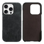Cover posteriore in ecopelle con chiusura magnetica per iPhone 14