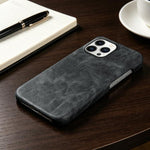 Cover posteriore in ecopelle con chiusura magnetica per iPhone 13