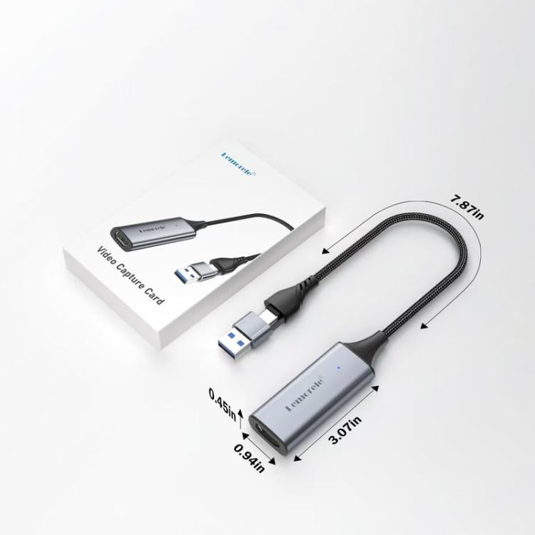 Scheda di acquisizione video HDMI Lemorele AC05 4K per streaming live e registrazione, AC05