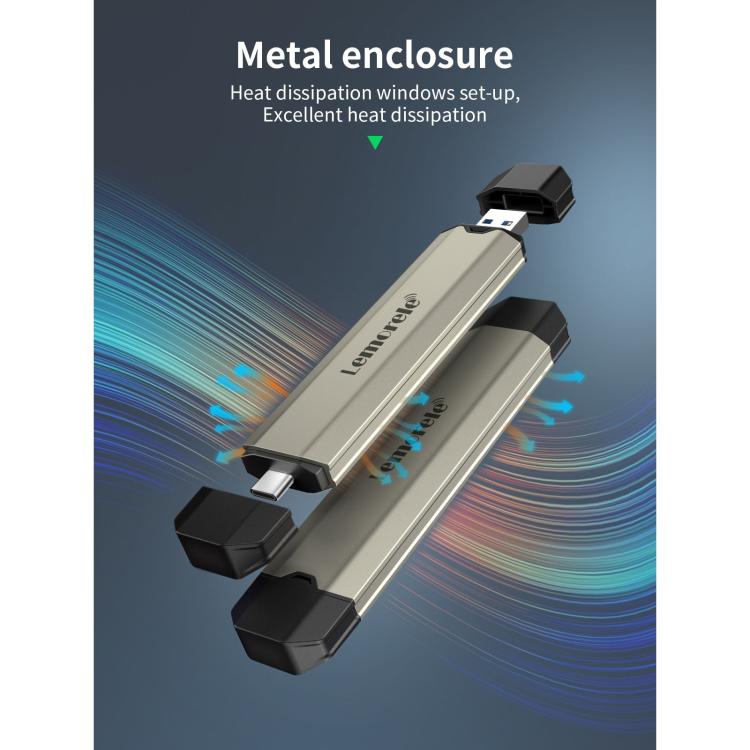 Box esterno per SSD M.2 NVMe PCIe con doppia porta USB
