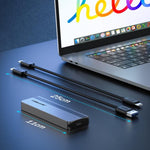 Box esterno Lemorele Dual-Bay M.2 NVMe SATA 10Gbps