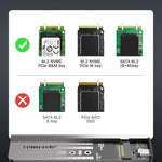 Box esterno Lemorele Dual-Bay M.2 NVMe SATA 10Gbps