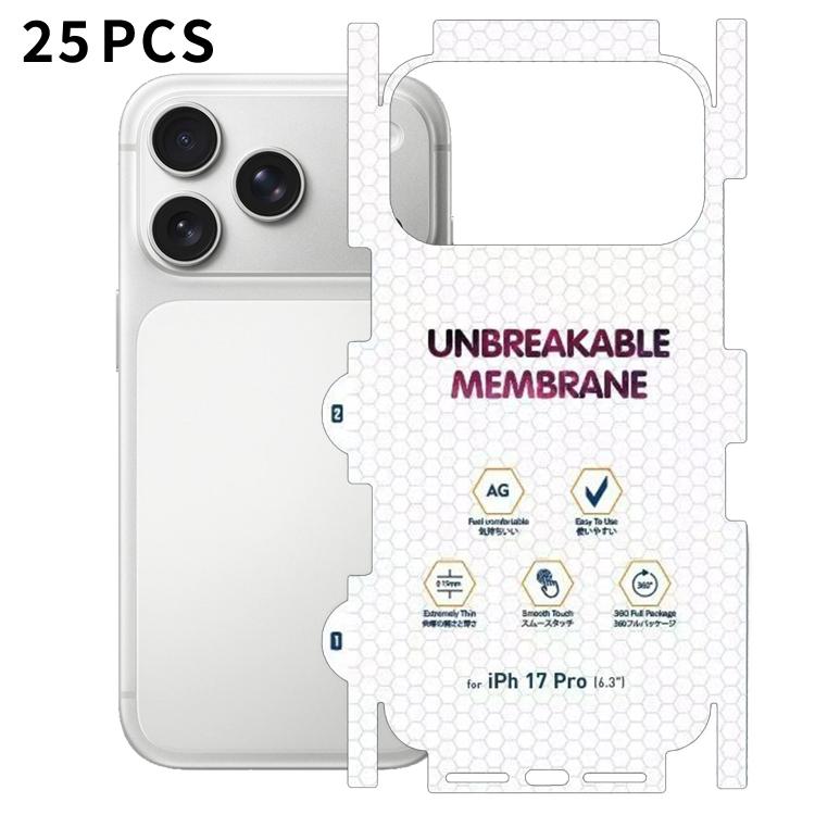 Pellicola idrogel satinata a copertura totale per iPhone 17 Pro M