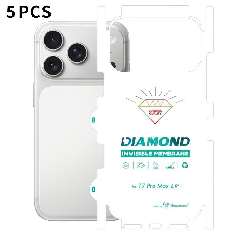 Pellicola idrogel trasparente HD per iPhone 17 Pro Max